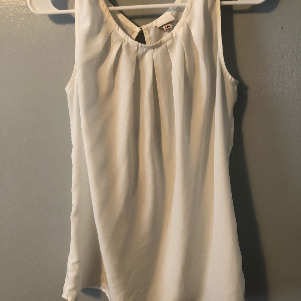 merona white tank top